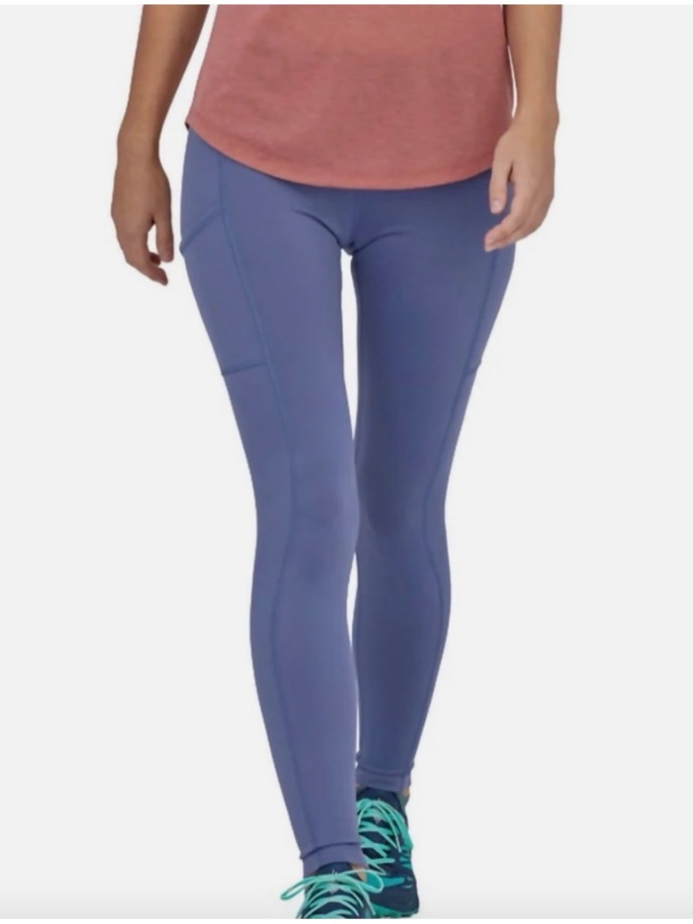 Patagonia Women’s Sz L Pull On Legging Pants Pack Out Current Blue